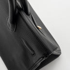 HERMES BIRKIN 30 TOGO BLACK GHW