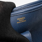 Hermes Evelyne 33 Leather Blue GHW