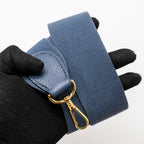 Hermes Evelyne 33 Leather Blue GHW