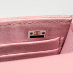 CHANEL MINI FLAP BAG WITH CHAIN HANDLE CAVIAR PINK GHW (MICROCHIP)