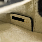 DIOR MINI SADDLE BAG CALFSKIN WHITE GHW