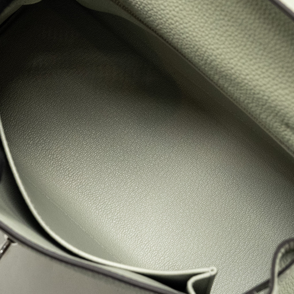 Hermes Kelly 25 Togo Gris Neve SHW