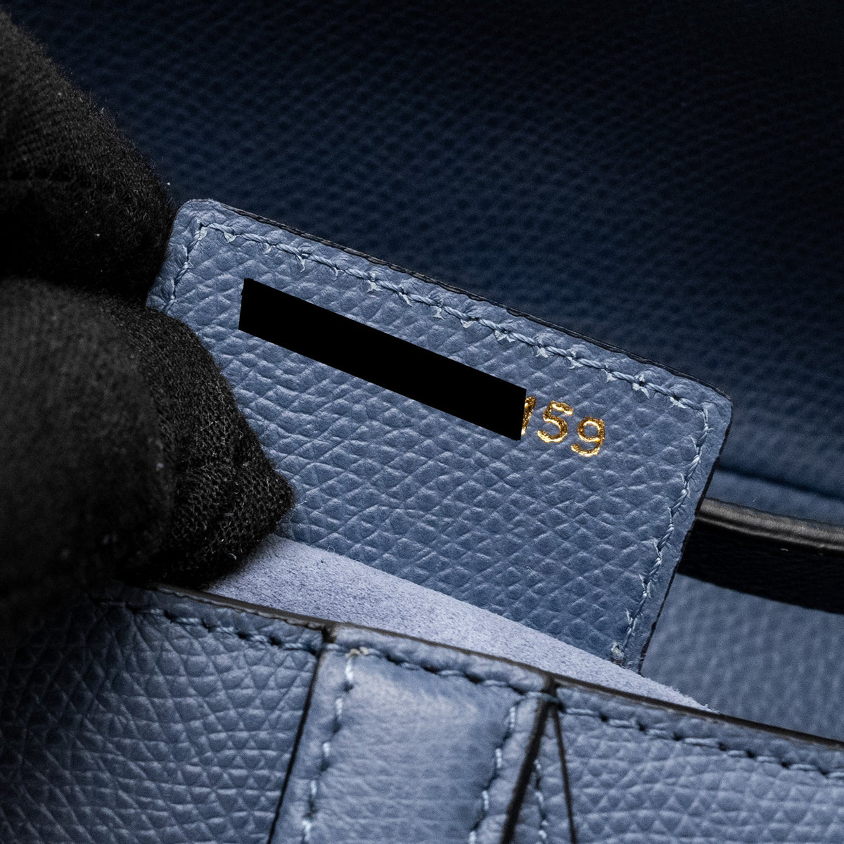 DIOR MEDIUM SADDLE BAG CALFSKIN BLUE GHW