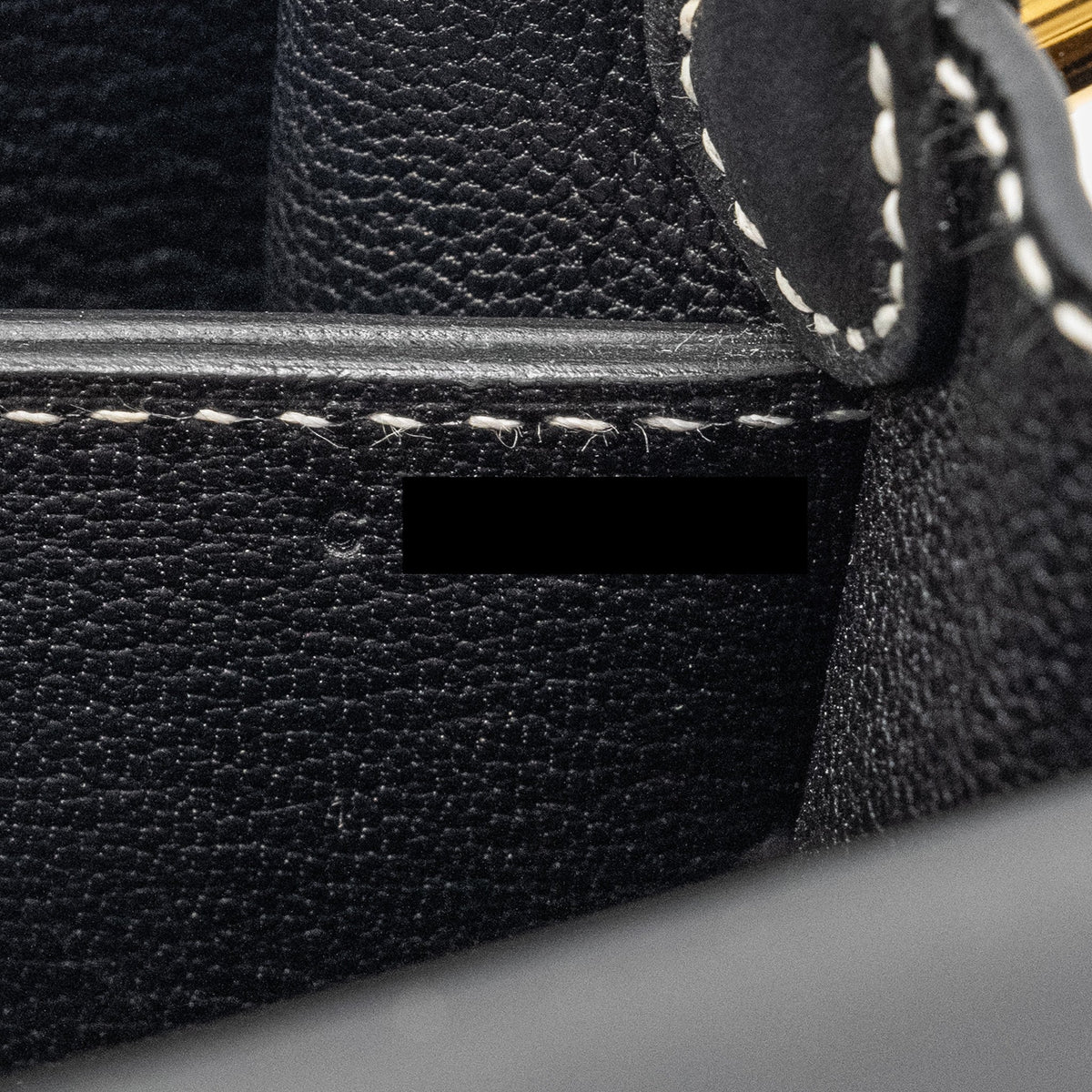 HERMES ROULIS 23 SOMBRERO BLACK GHW