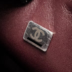 CHANEL SMALL CLASSIC DOUBLE FLAP BAG LAMBSKIN BLACK SHW (MICROCHIP)