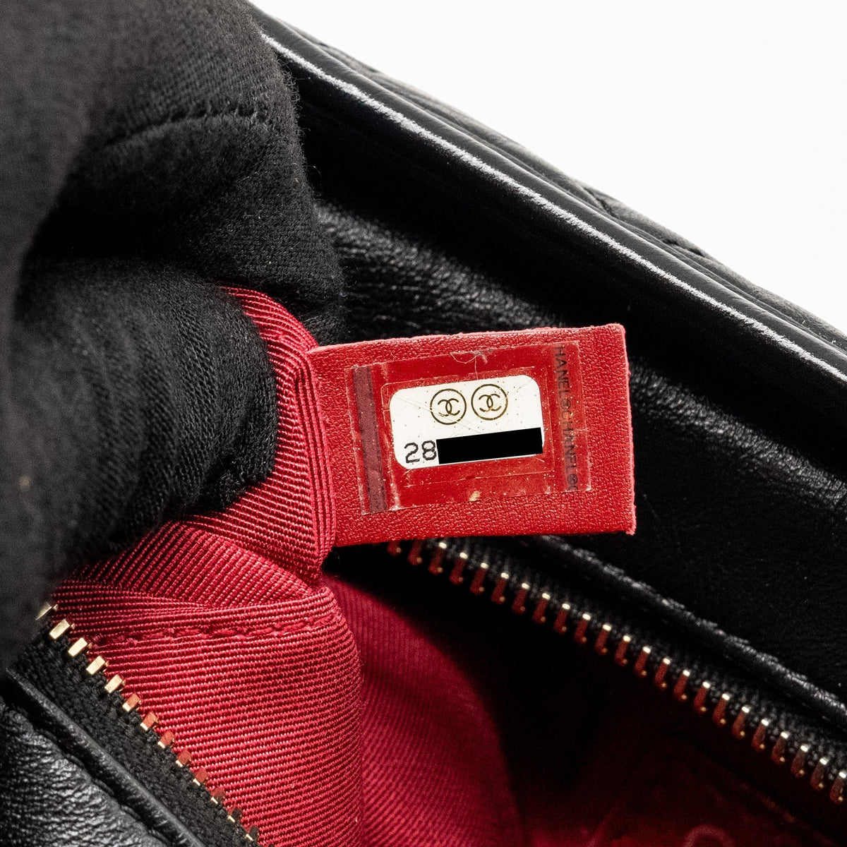 CHANEL GABRIELLE HOBO BAG CALFSKIN BLACK MULTICOLOUR HARDWARE