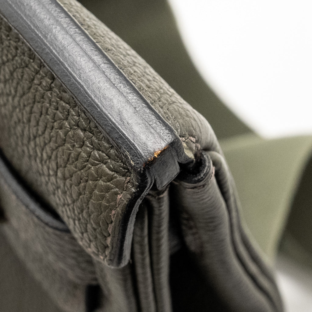 Hermes Hac A Dos PM Backpack Togo Vert de Gris SHW