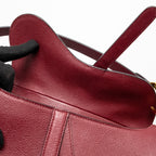DIOR MEDIUM SADDLE BAG CALFSKIN RED GHW