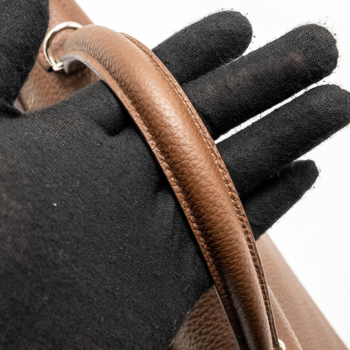 Hermes kelly 32 togo chocolate SHW
