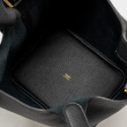 Hermes Picotin 22 Lock Bag Clemence Black GHW