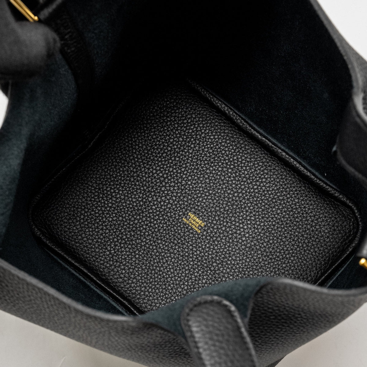 Hermes Picotin 22 Lock Bag Clemence Black GHW