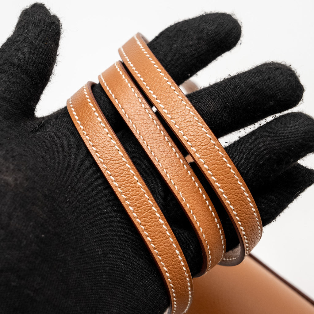 Hermes Mini Roulis Evercolor Gold LGHW