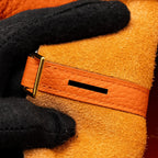 HERMES PICOTIN 18 LOCK BAG CLEMENCE ORANGE GHW