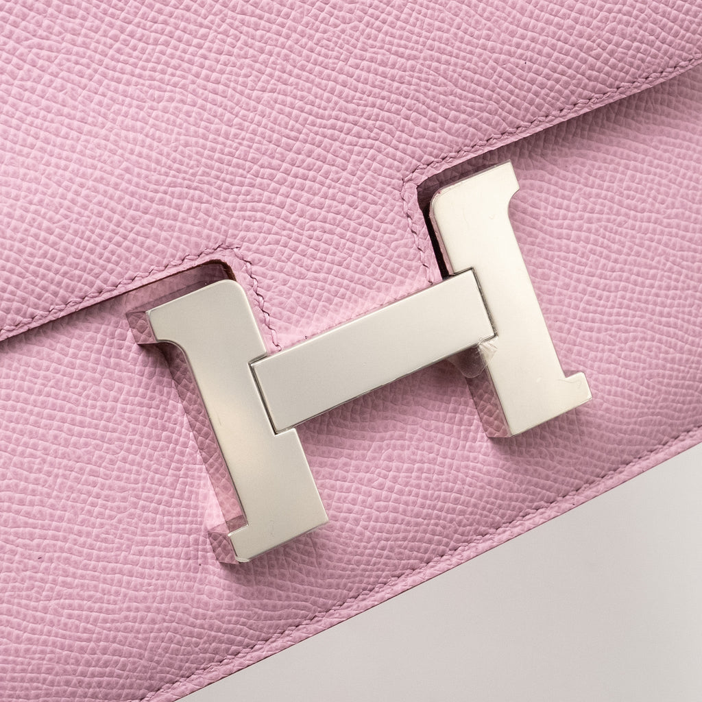 Hermes Mini Constance Epsom X9 Mauve Sylvestre SHW