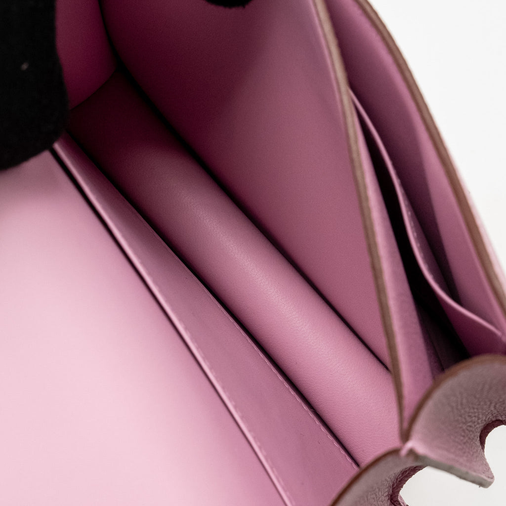 Hermes Mini Constance Epsom X9 Mauve Sylvestre SHW