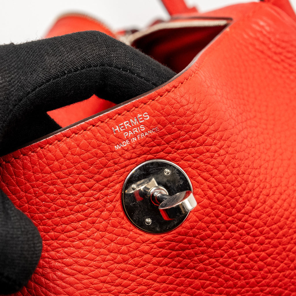Hermes Lindy 26 Clemence rouge tomate SHW