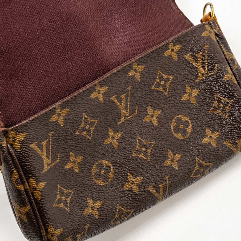 LOUIS VUITTON FAVOURITE PM MONOGRAM CANVAS GHW