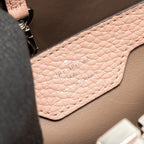 LOUIS VUITTON CAPUCINES MM TAURILLON PINK SHW