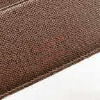 LOUIS VUITTON FOLD WALLET DAMIER EBENE CANVAS GHW