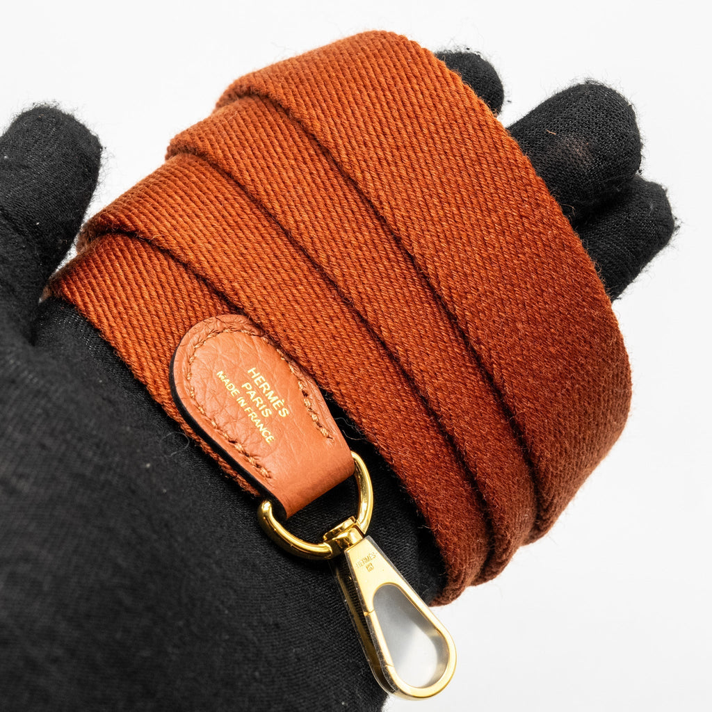 HERMES MINI EVELYNE CLEMENCE CUIVRE GHW