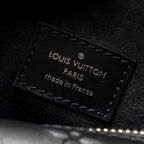 LOUIS VUITTON SIDE TRUNK MONOGRAM DEBOSSED CALFSKIN BLACK SHW