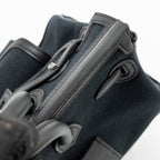 HERMES BIRKIN 25 CARGO TOILE GEOLAND/SWIFT BLACK SHW