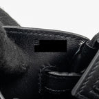 HERMES BIRKIN 25 CARGO TOILE GEOLAND/SWIFT BLACK SHW