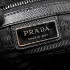 PRADA RE-NYLON SHOULDER BAG BLACK SHW