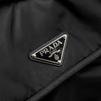 PRADA PADDED RE-NYLON SHOULDER BAG BLACK SHW