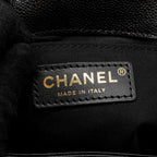 CHANEL TRIPLE PACK BACKPACK CAVIAR BLACK LGHW (MICROCHIP)