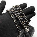 CHANEL MINI RECTANGULAR FLAP BAG CAVIAR BLACK SHW