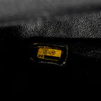 CHANEL MINI RECTANGULAR FLAP BAG CAVIAR BLACK SHW