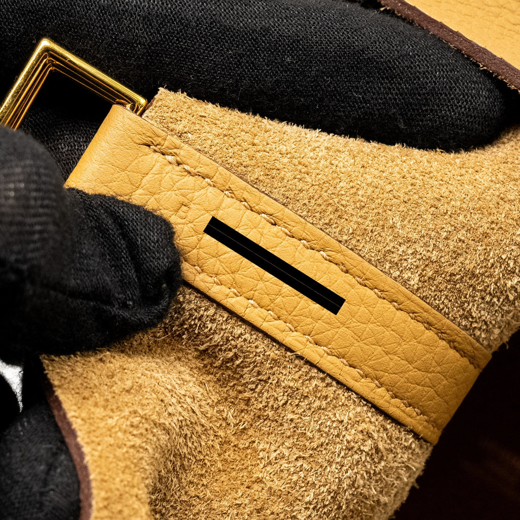Hermes picotin 18 lock bag Clemence biscuit GHW