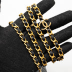 CHANEL CAMELLIA WALLET ON CHAIN CAVIAR BLACK GHW (MICROCHIP)