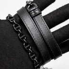 DIOR MINI CARO FLAP BAG CALFSKIN BLACK/ BLACK HARDWARE