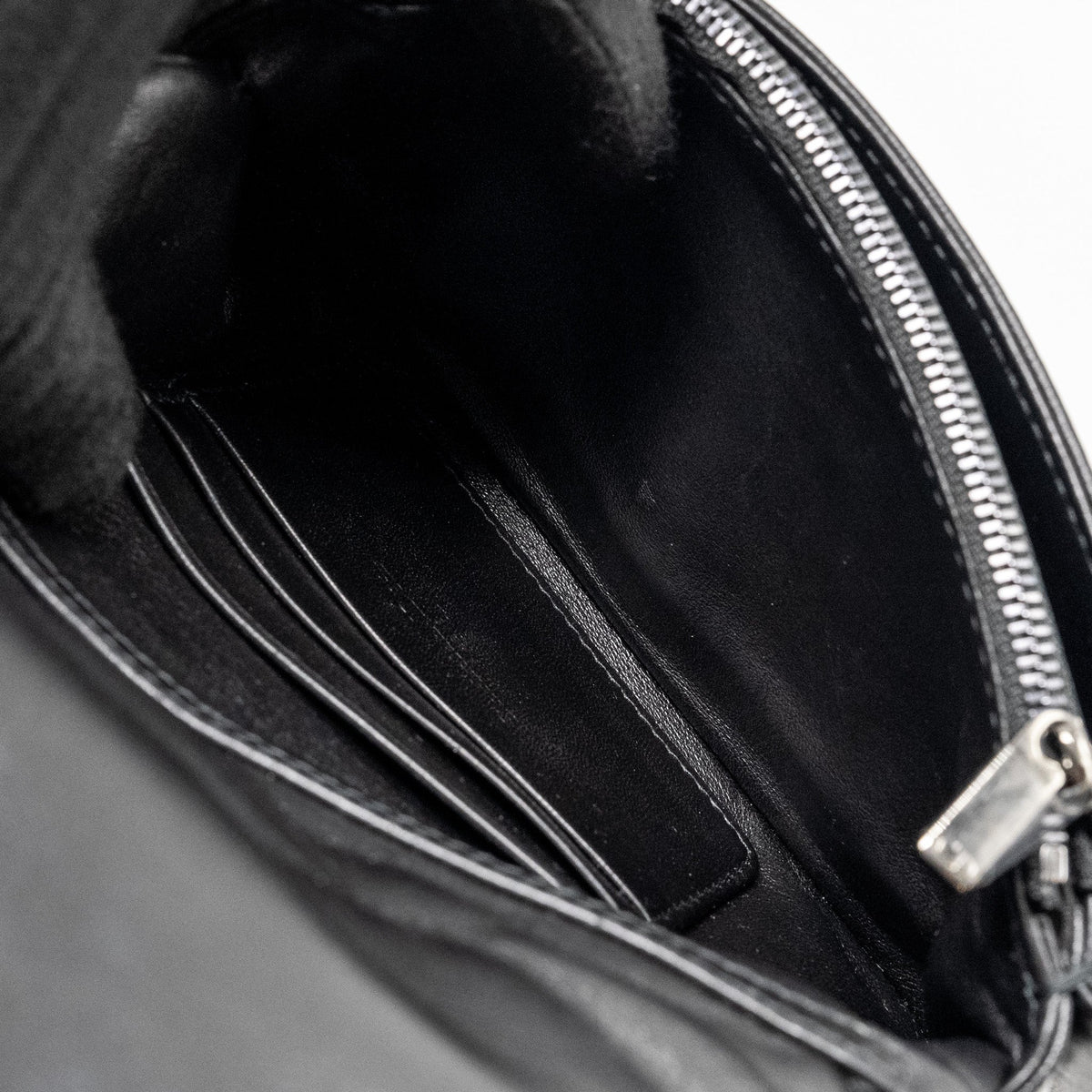 DIOR MINI CARO FLAP BAG CALFSKIN BLACK/ BLACK HARDWARE