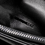DIOR MINI CARO FLAP BAG CALFSKIN BLACK/ BLACK HARDWARE