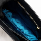 GUCCI OPHIDIA CHAIN BAG DRAGON EMBROIDERED SUEDE BLUE/BLACK/MULTICOLOUR GHW