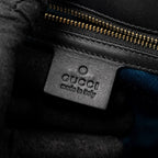 GUCCI OPHIDIA CHAIN BAG DRAGON EMBROIDERED SUEDE BLUE/BLACK/MULTICOLOUR GHW