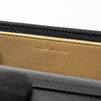 CHANEL PEARL CRUSH WALLET ON CHAIN LAMBSKIN BLACK GHW (MICROCHIP)