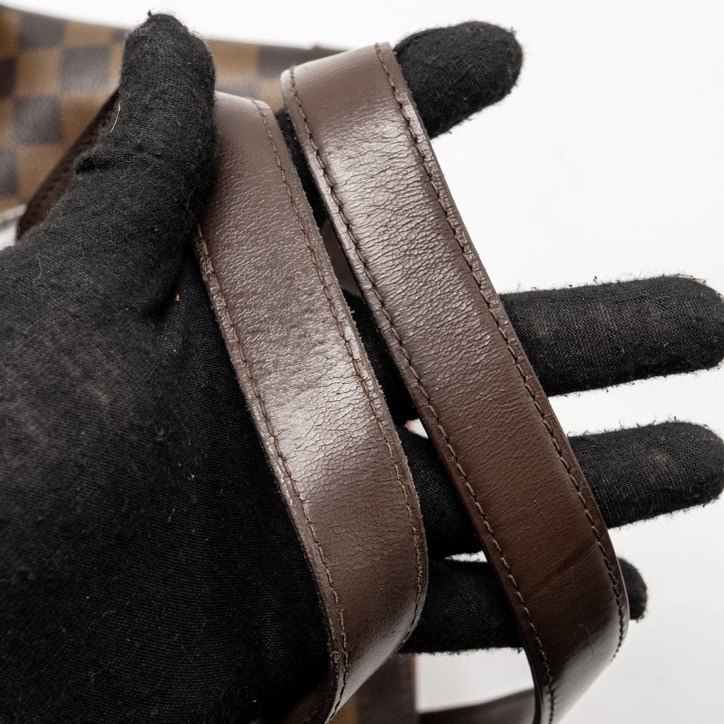 LOUIS VUITTON HEMPSTEAD TOTE BAG DAMIER EBENE GHW