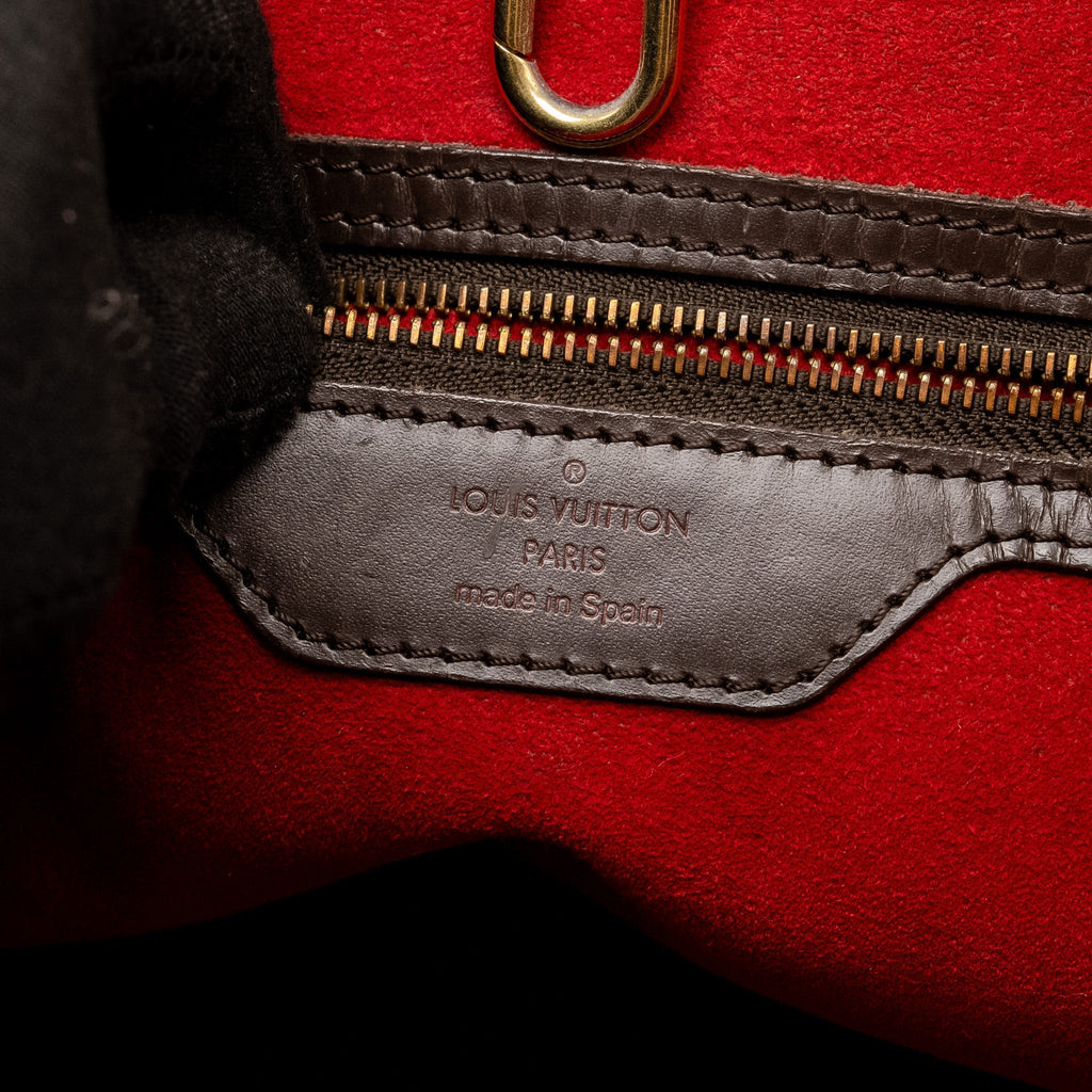 LOUIS VUITTON HEMPSTEAD TOTE BAG DAMIER EBENE GHW