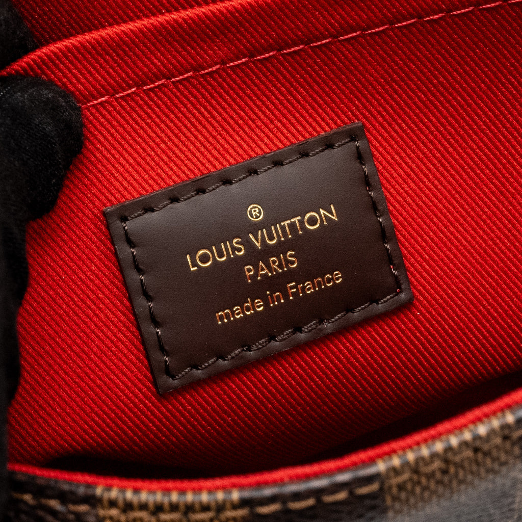 LOUIS VUITTON CROISETTE DAMIER EBENE GHW