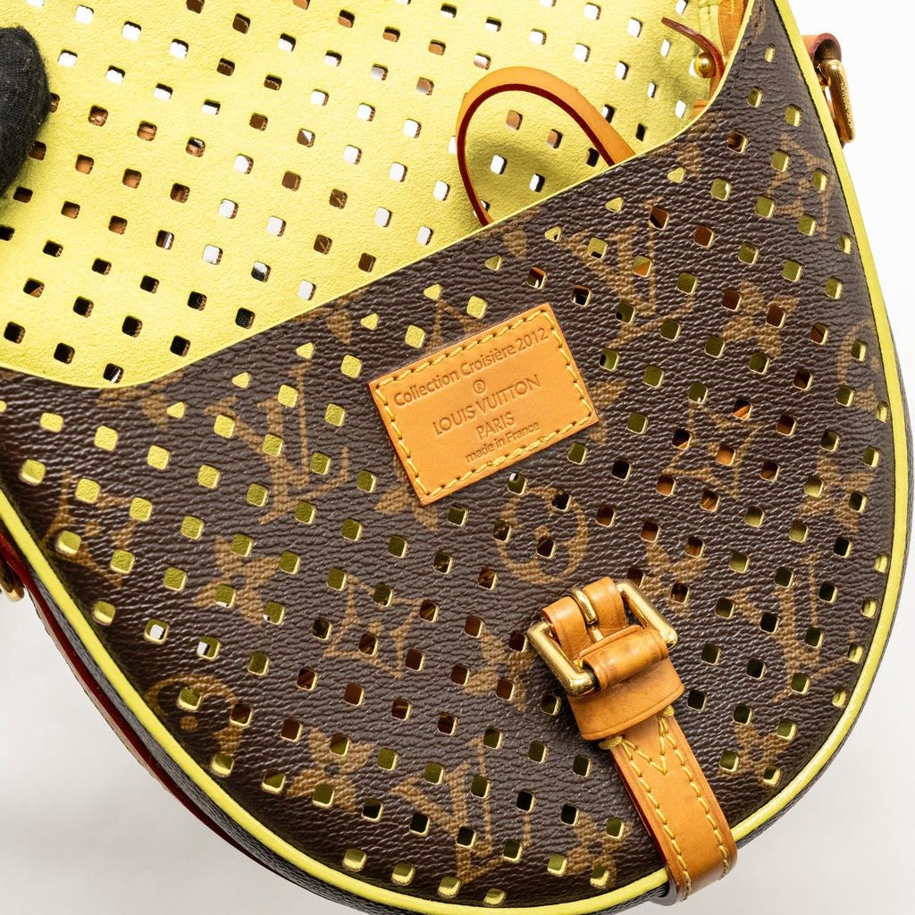 LOUIS VUITTON FLORE CHANTILLY MONOGRAM CANVAS BROWN/GREEN GHW