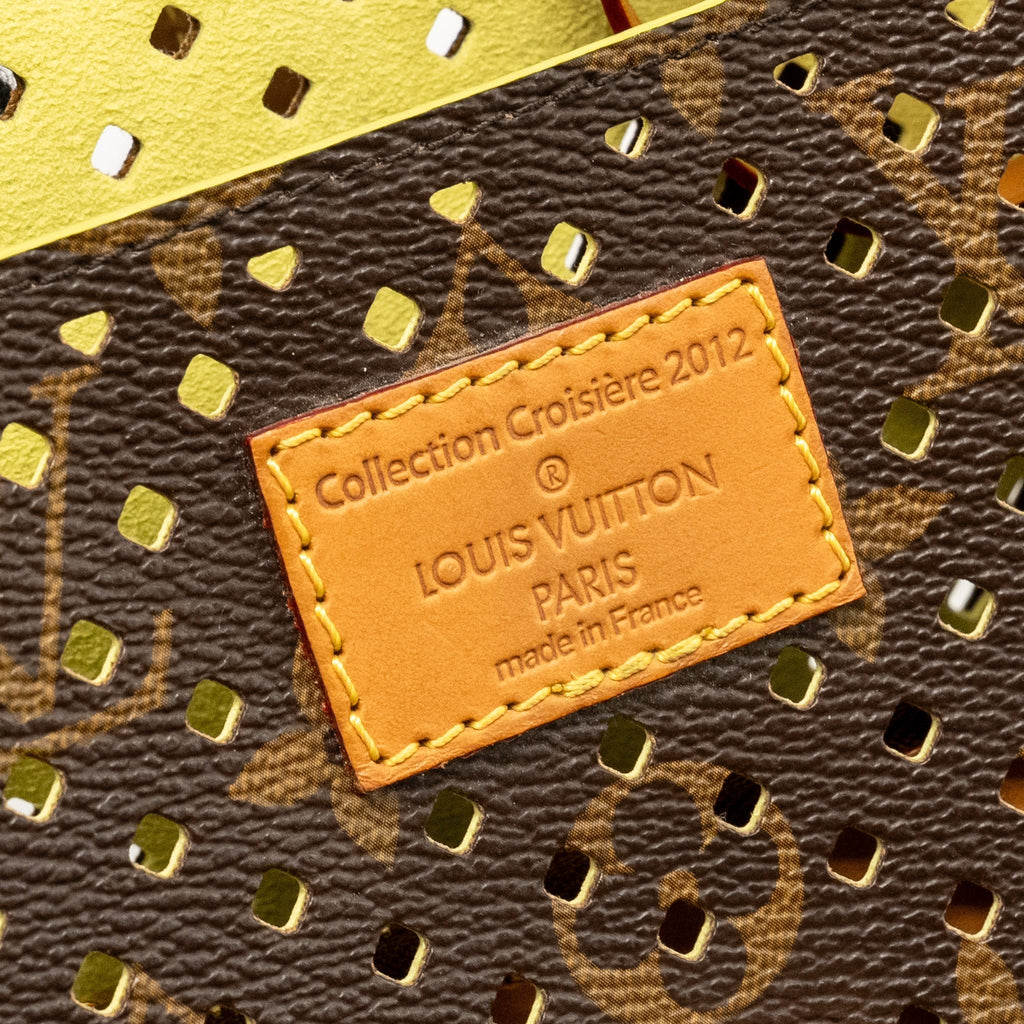 LOUIS VUITTON FLORE CHANTILLY MONOGRAM CANVAS BROWN/GREEN GHW
