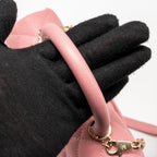 CHANEL SMALL COCO HANDLE CAVIAR PINK LGHW