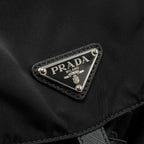 PRADA SMALL RE-NYLON BACKPACK BLACK SHW