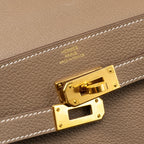 HERMES KELLY TO GO EVERCOLOR ETOUPE GHW
