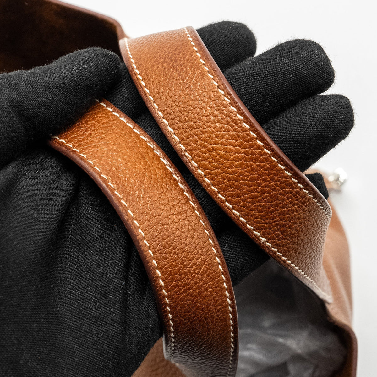 HERMES PICOTIN 18 LOCK BAG BARENIA FAUBOURG FAUVE SHW