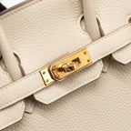 HERMES BIRKIN 25 TOGO CRAIE RGHW